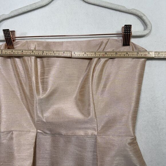 Alfred Sung Dress Women 4 Strapless or With Straps High Low Formal Pockets NWT - Picture 9 of 14